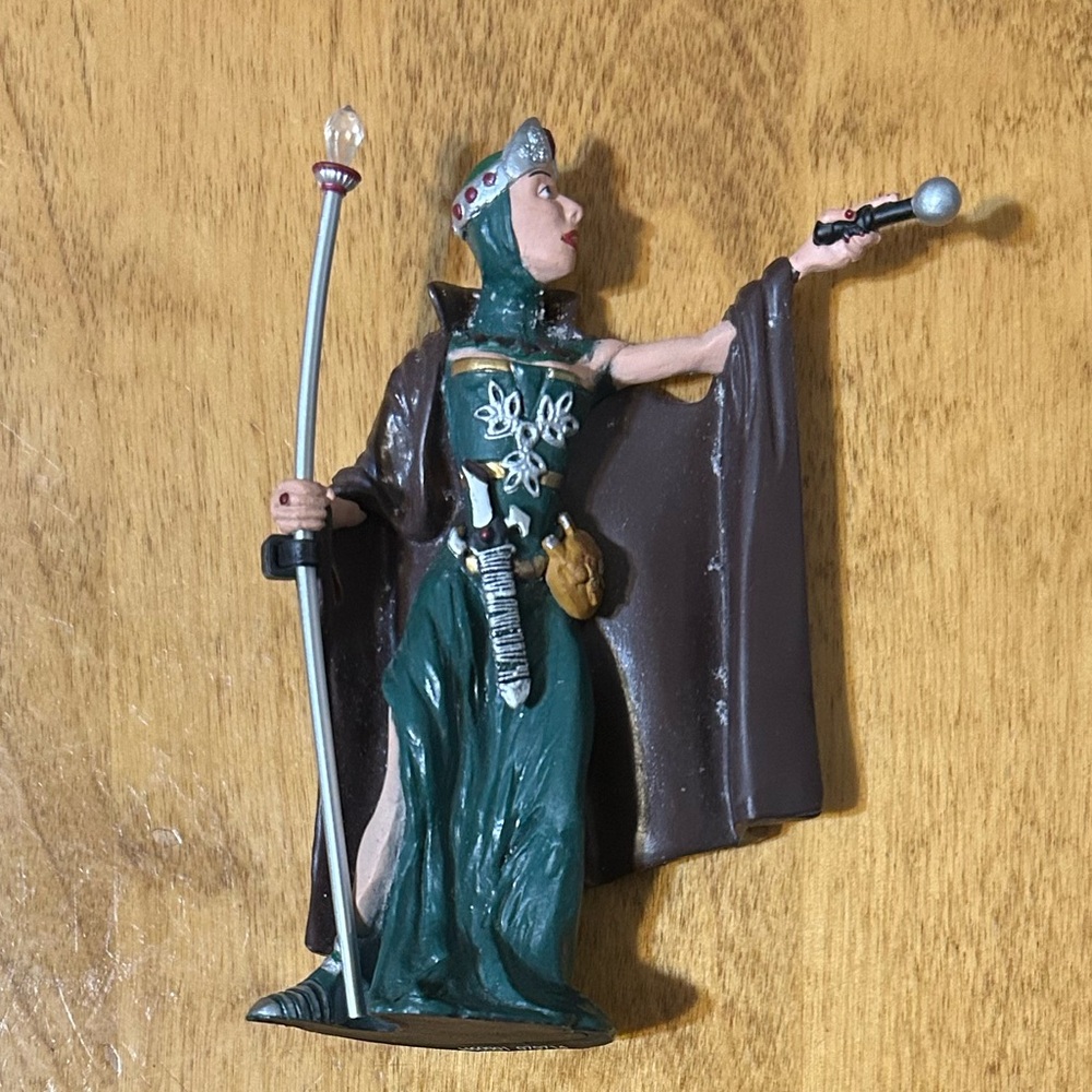 4/$20  Terra Xium the Crystal Mage Hand Painted 5.5” Fantasy Figure